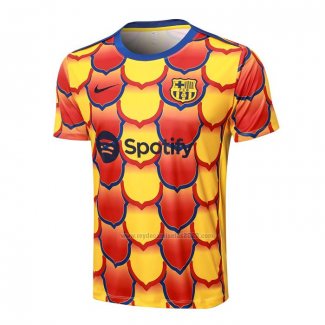 Camiseta de Entrenamiento Barcelona 2024-2025 Amarillo