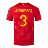 Camiseta Espana Jugador Le Normand Primera 2024