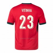 Camiseta Portugal Jugador Vitinha Primera 2024