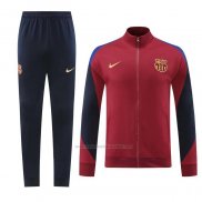 Chandal de Chaqueta del Barcelona 2024-2025 Rojo