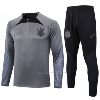 Chandal de Sudadera del Corinthians 2024-2025 Gris