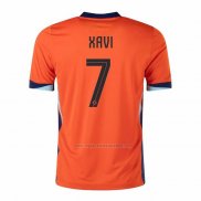 Camiseta Paises Bajos Jugador Xavi Primera 2024-2025