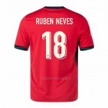 Camiseta Portugal Jugador Ruben Neves Primera 2024