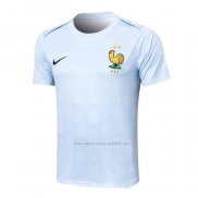 Camiseta de Entrenamiento Francia 2024-2025 Azul Claro