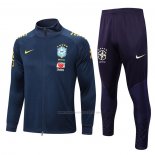 Chandal de Chaqueta del Brasil 2022-2023 Azul