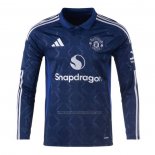 Camiseta Manchester United Segunda Manga Larga 2024-2025