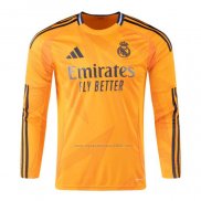 Camiseta Real Madrid Segunda Manga Larga 2024-2025