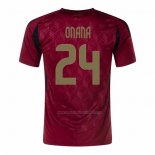 Camiseta Belgica Jugador Onana Primera 2024