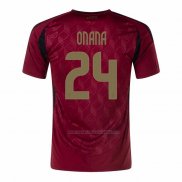 Camiseta Belgica Jugador Onana Primera 2024