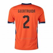 Camiseta Paises Bajos Jugador Geertruida Primera 2024-2025