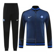 Chandal de Chaqueta del Inter Milan 2024-2025 Azul