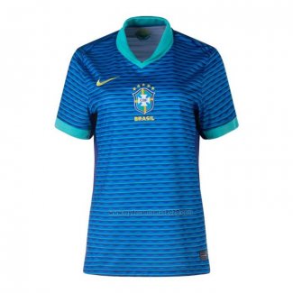 Camiseta Brasil Segunda Mujer 2024