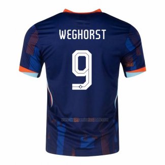 Camiseta Paises Bajos Jugador Weghorst Segunda 2024-2025