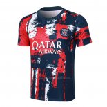 Camiseta de Entrenamiento Paris Saint-Germain 2024-2025 Azul y Rojo