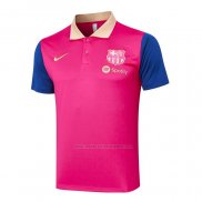 Camiseta Polo del Barcelona 2024-2025 Rojo