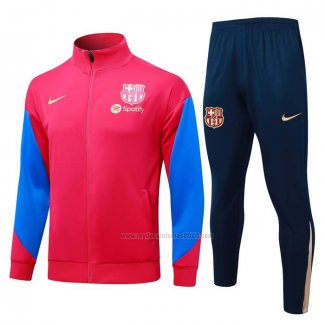 Chandal de Chaqueta del Barcelona 2024-2025 Rojo