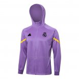 Chaqueta con Capucha del Real Madrid 2024-2025 Purpura