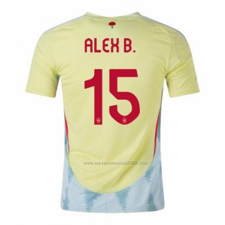 Camiseta Espana Jugador Alex B. Segunda 2024