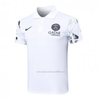 Camiseta Polo del Paris Saint-Germain 2024-2025 Blanco