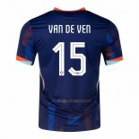 Camiseta Paises Bajos Jugador Van de Ven Segunda 2024-2025