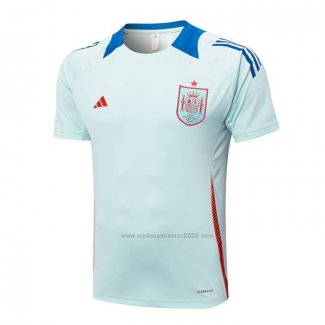 Camiseta de Entrenamiento Espana 2024-2025 Azul