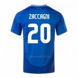 Camiseta Italia Jugador Zaccagni Primera 2024-2025