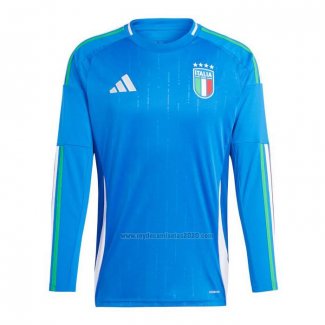 Camiseta Italia Primera Manga Larga 2024-2025