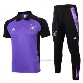 Conjunto Polo del Alemania 2024-2025 Purpura