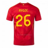 Camiseta Espana Jugador Ayoze Primera 2024