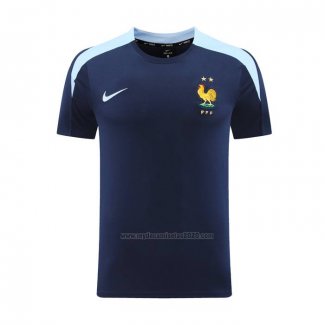 Camiseta de Entrenamiento Francia 2024-2025 Azul