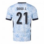 Camiseta Portugal Jugador Diogo J. Segunda 2024