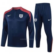 Chandal de Sudadera del Inglaterra 2024-2025 Azul