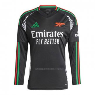 Camiseta Arsenal Segunda Manga Larga 2024-2025