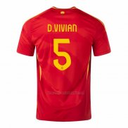 Camiseta Espana Jugador D.Vivian Segunda 2024