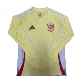 Camiseta Espana Segunda Manga Larga 2024