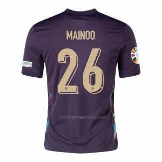 Camiseta Inglaterra Jugador Mainoo Segunda 2024