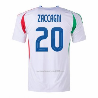 Camiseta Italia Jugador Zaccagni Segunda 2024-2025