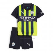 Camiseta Manchester City Segunda Nino 2024-2025