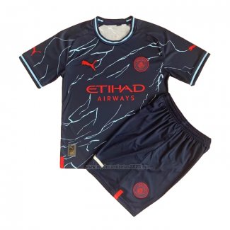 Camiseta Manchester City Tercera Nino 2023-2024