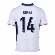 Camiseta Inglaterra Jugador Konsa Primera 2024