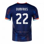 Camiseta Paises Bajos Jugador Dumfries Segunda 2024-2025