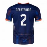 Camiseta Paises Bajos Jugador Geertruida Segunda 2024-2025