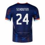 Camiseta Paises Bajos Jugador Schouten Segunda 2024-2025