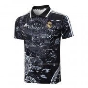 Camiseta Polo del Real Madrid Dragon 2024-2025 Negro