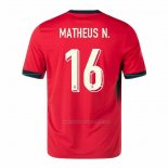 Camiseta Portugal Jugador Matheus N. Primera 2024