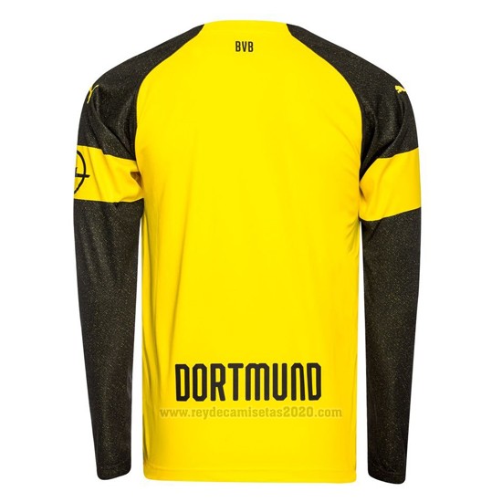 Camiseta Borussia Dortmund Primera Manga Larga 2018-2019 ...